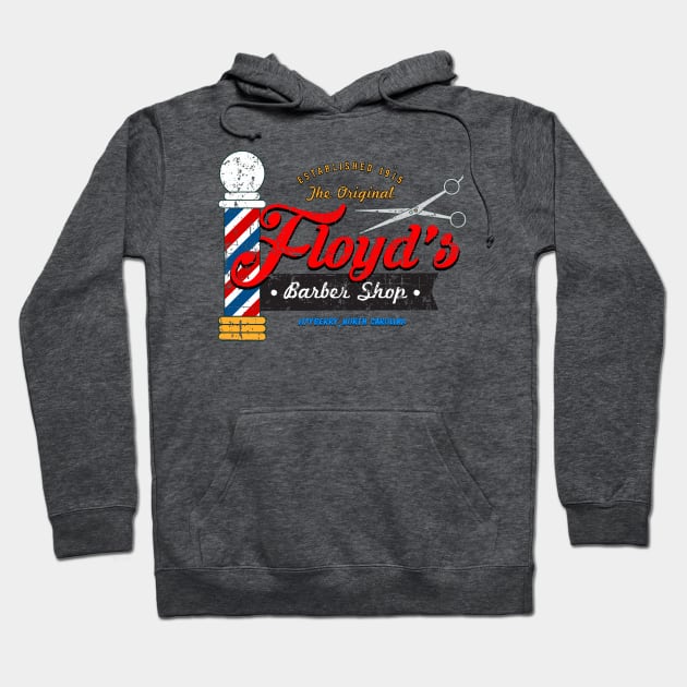 Floyd's Barbershop from The Andy Griffith Show Hoodie by MonkeyKing